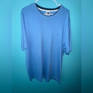 Tommy Hilfiger Men's Light Blue Tee